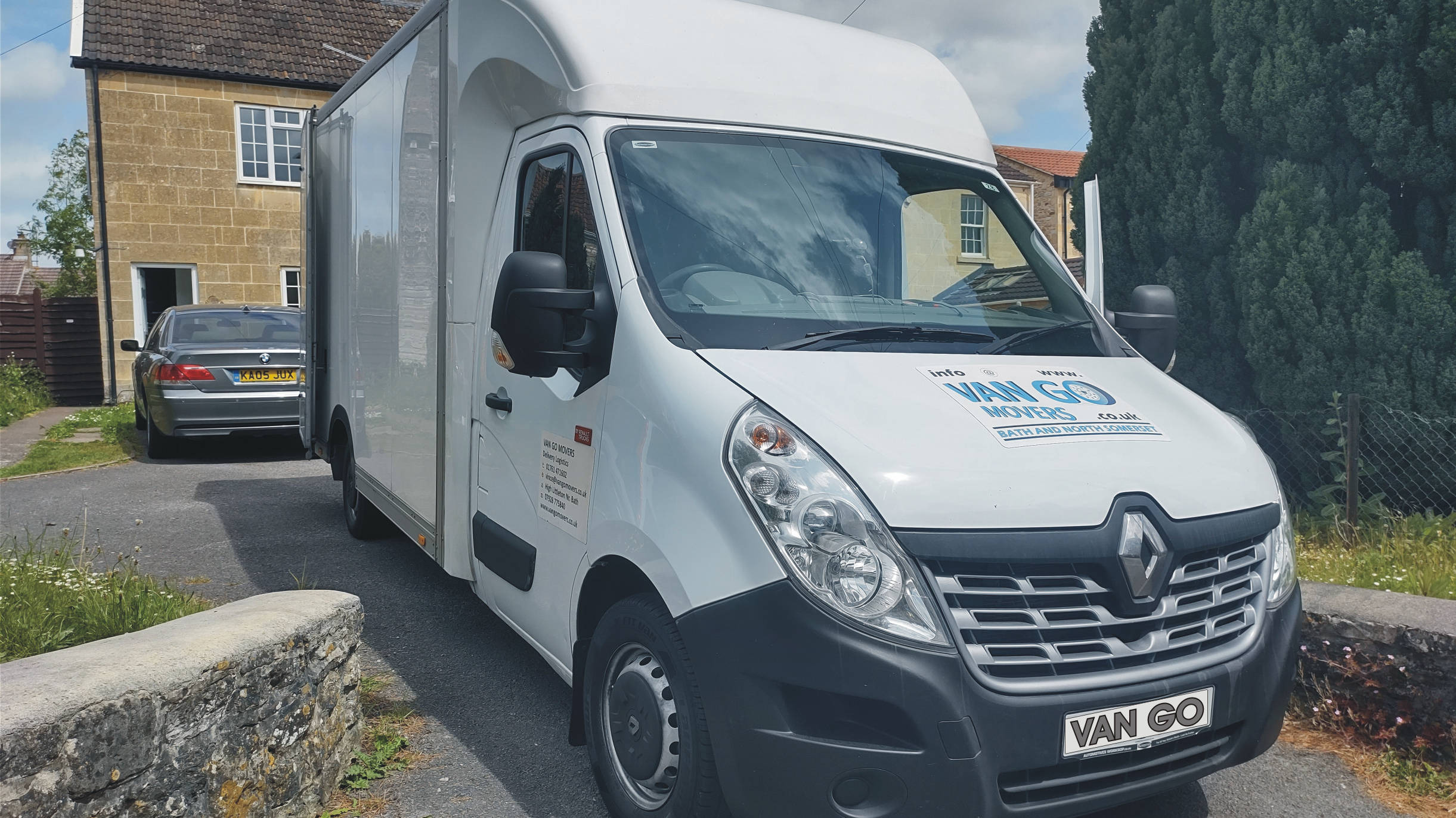 Somer Removals van in Bath